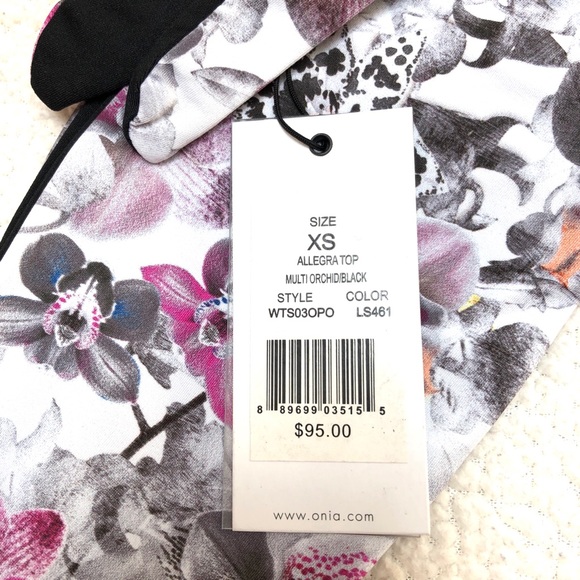 Onia Allegra Reversible Bandeau Bikini Top Size XS - Picture 6 of 8